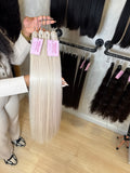 Cabello Rubio blanco perlado
