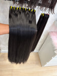 Extensiones de pelo premium Luxury grado 16A , Negras 28 pulgadas CABELLO ASIA
