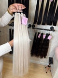 Cabello Rubio blanco perlado