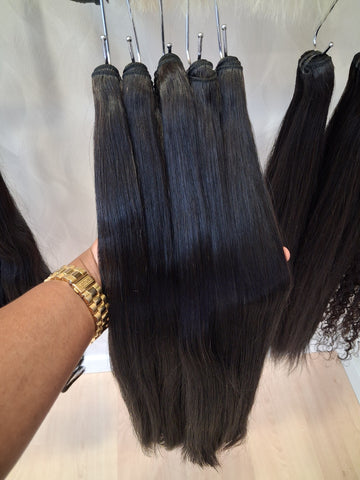 Cabello luxury 50cm rectos en puntas
